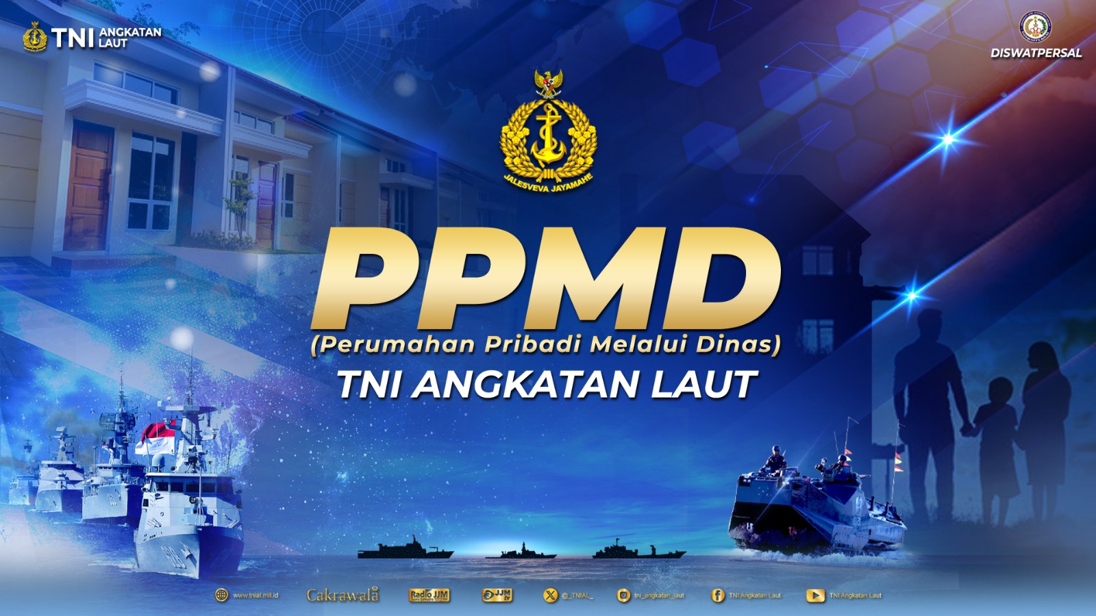 PPMD AL memberikan solusi tentang kepemilikan rumah, investasi menguntungkan untuk anggota seluruh jajaran TNI AL Mari kita sukseskan program ini demi kesejahteraan anggota semua.